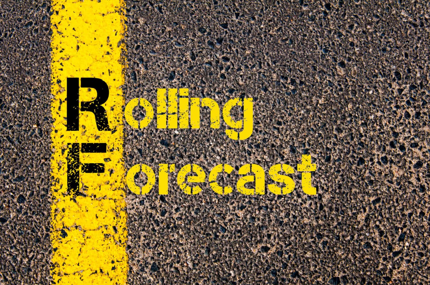 Accounting Business Acronym RF Rolling Forecast